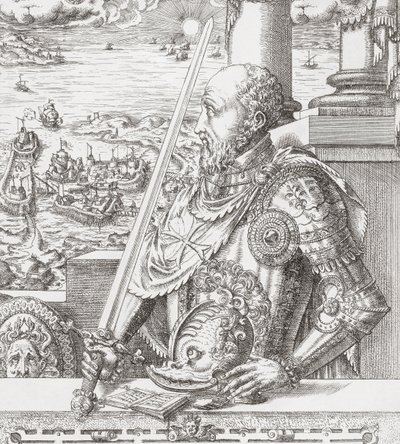 Jean Parisot de la Valette, muotokuva. tekijältä . .