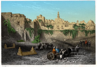 Jerusalem, Israel, noin 1840 (kaiverrus) tekijältä . .