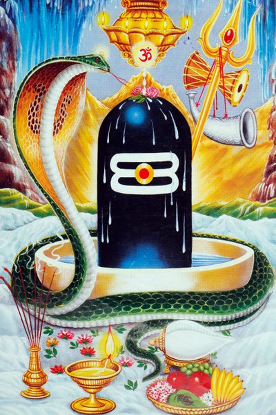 Lingam edustaa hindujumalan Shivan fallosta. tekijältä . .