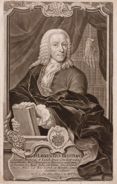 Lorenz Heister, saksalainen kirurgi tekijältä Henry Charles Fehr