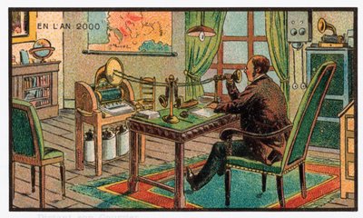 Sähköpostinauhoitus gramofonilla, n. 1910 tekijältä . .