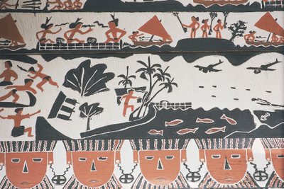 Matto perinteisellä koristelulla, Mikronesia tekijältä William Walcutt