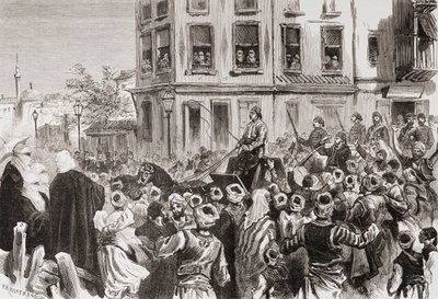 Osman Pasha palaa Konstantinopoliin vuonna 1878 tekijältä . .