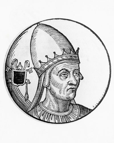 Gregorius VII:n muotokuva (Ildebrando Aldobrandeschi di Soana, noin 1010-1085) tekijältä William Walcutt