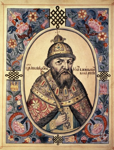 Muotokuva Ivan Groznysta (Ivan the Terrible, Ivan Iv). tekijältä Frederick (attr. to) Barnard