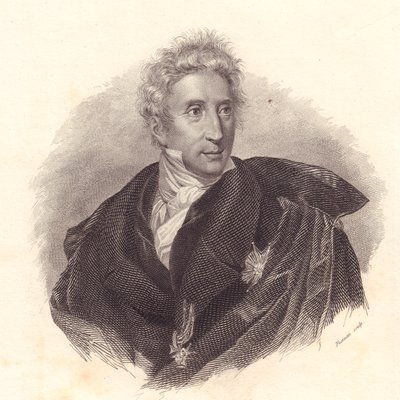 Taidehistorioitsija Leopoldo Cicognaran (1767-1834) muotokuva, Fusinatin kuparikaiverrus Lipparinin muotokuvasta tekijältä William Walcutt