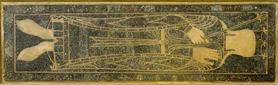 Kuningatar Fredegonden hautauslaatta (545-597) - Saint-Denis
