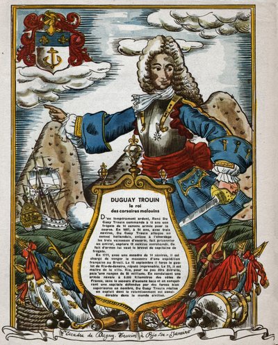 aRene Duguay Trouin. tekijältä Ferdinand Georg Waldmuller