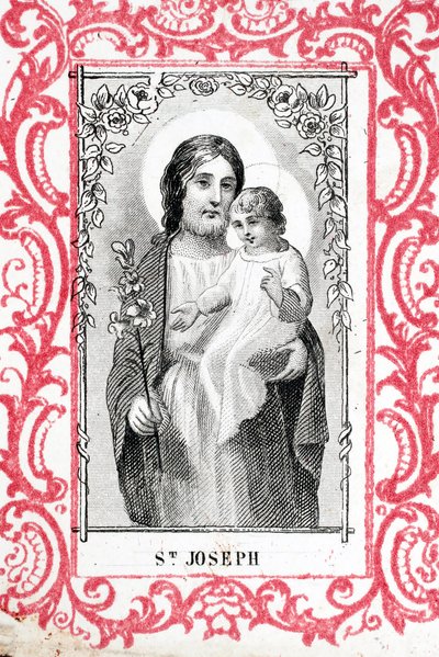 Pyhä Joosef ja Jeesus-lapsi. Ranska. (kuva) tekijältä Ferdinand Georg Waldmuller