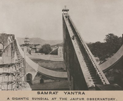 Samrat Yantra Jaipurin observatoriossa Intiassa tekijältä Frederick (attr. to) Barnard