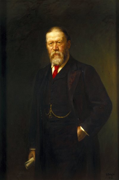 Sir William Henry Preece, walesilainen sähköinsinööri tekijältä Ferdinand Georg Waldmuller