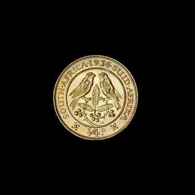 South African Quarter Penny Coin (Farthing) 1936 (kuva) tekijältä Hippolyte Lalaise Devéria