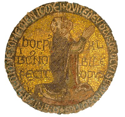 Alberic-munkki (Saint Aubry de Citeaux, kuoli 1109) rukouksessa - Saint-Denis