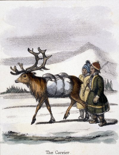 The Carrier, n. 1845 tekijältä Frederick (attr. to) Barnard