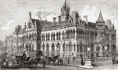 Manchester Assize Courts, Manchester, Englanti tekijältä . .