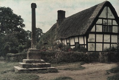"The Village Cross, Ashton-Under-Hill, Gloucestershire" tekijältä Frederick (attr. to) Barnard
