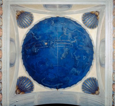 Scarsellan holvi vanhassa sakristossa tai vanhassa sakristossa, San Lorenzon basilika, Firenze tekijältä Henry Charles Fehr