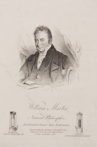 William Martin, englantilainen runoilija ja fyysikko, n. 1820-luku tekijältä Frederick (attr. to) Barnard
