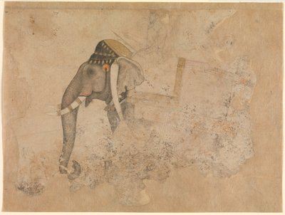 Hashim. Elefantti ja ratsastaja. noin 1640 Metropolitan Museum of Art, New York tekijältä Hashim