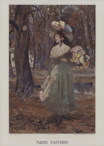 Fleurs dAutomne (Syksyn kukat) tekijältä after Aime Nicolas Morot