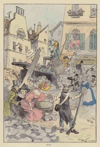 1830 tekijältä after Albert Robida
