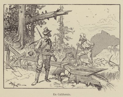 Kaliforniassa tekijältä after Albert Robida