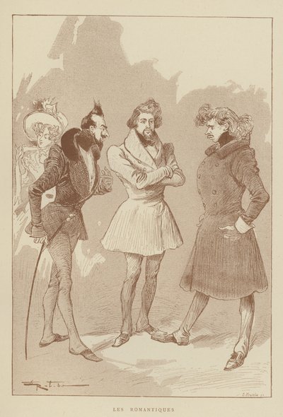 Romantikot tekijältä after Albert Robida