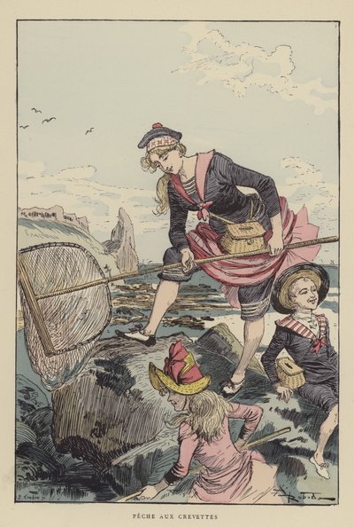 Katkaravun kalastus tekijältä after Albert Robida