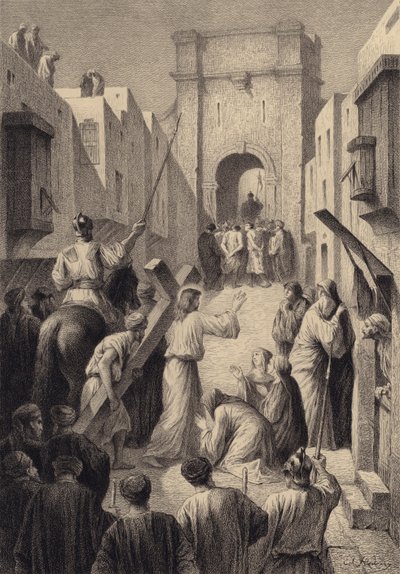 Jerusalemin tyttäret tekijältä after Albert Robida