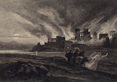 Sodoman tuho tekijältä after Albert Robida