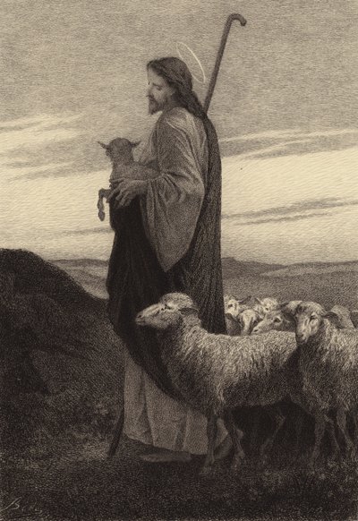 Hyvä paimen tekijältä after Albert Robida