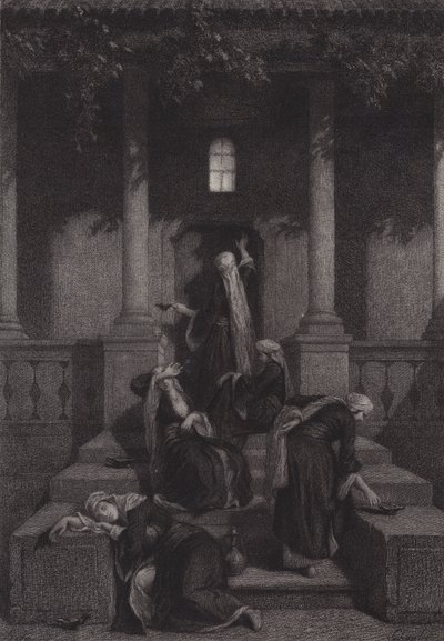 Viisaat ja tyhmät neitsyet tekijältä after Albert Robida