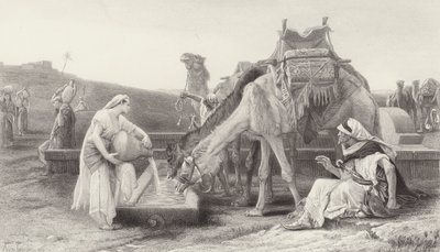 Rebekka ja Eliezer tekijältä after Alexandre Cabanel