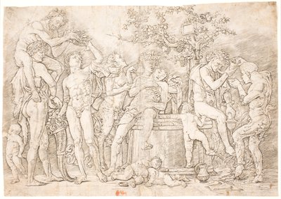 Takakanava viinitynnyrissä tekijältä after Andrea Mantegna