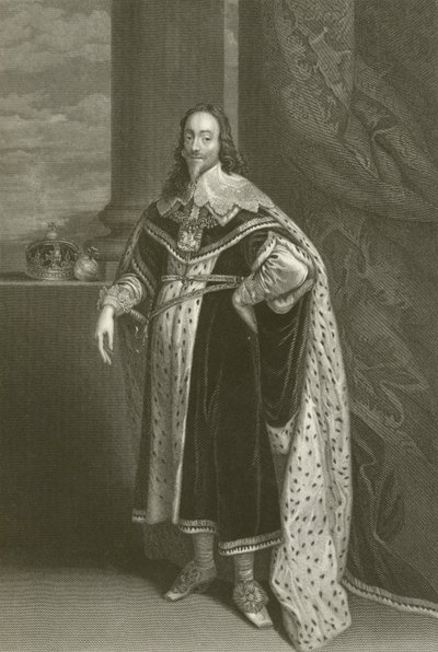 Kaarle 1 tekijältä after Anthony van Dyck