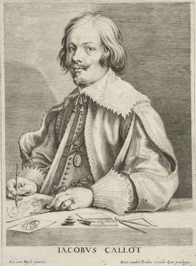 Jacques Callot, pub. 1631 tekijältä after Anthony van Dyck