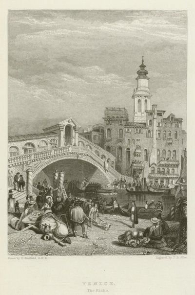 Venetsia, Rialto tekijältä after C. Stanfield