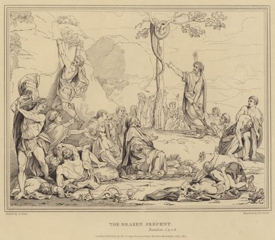 Rohkea käärme, numerot tekijältä after Charles Le Brun