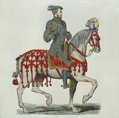Henri II kotitalouden ratsuväen kapteenina tekijältä after Chevignard
