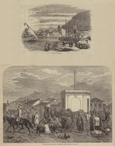 Luonnokset Kertchistä tekijältä after Denis Auguste Marie Raffet