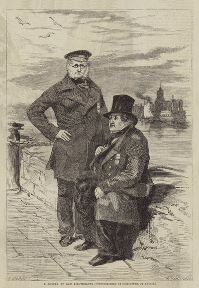 Pari vanhaa luutnanttia tekijältä after Edmond Morin