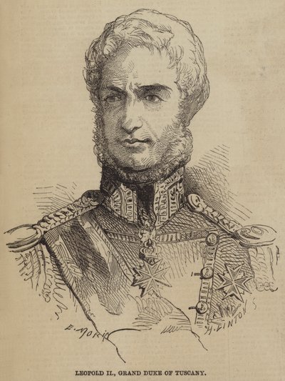 Leopold II, Toscanan suurherttua tekijältä after Edmond Morin