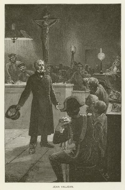 Jean Valjean tekijältä after Emile Antoine Bayard