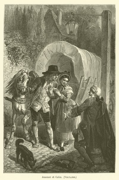 Jeannot ja Colin, Voltaire tekijältä after Emile Antoine Bayard
