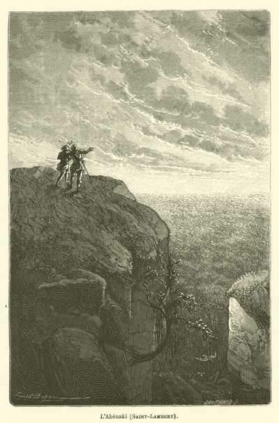LAbenaki, Saint-Lambert tekijältä after Emile Antoine Bayard
