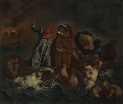 Danten haukku tekijältä after Eugène Delacroix