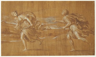 Apollo jahtaa Daphnea tekijältä after Francesco Albani