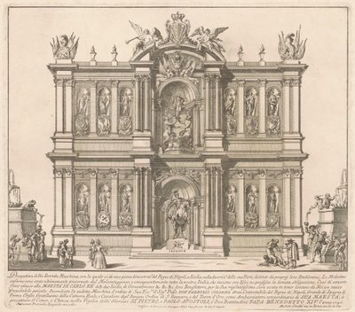 Seconda Macchina Kiinalle 1746: Napolin kuningaskunnan alueet tekijältä after Francisco Preciado de la Vega Miguel