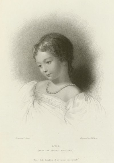 Ada Lovelace tekijältä after Frank Stone