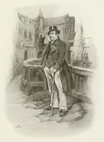 Kapteeni Cuttle tekijältä after Frederick Barnard